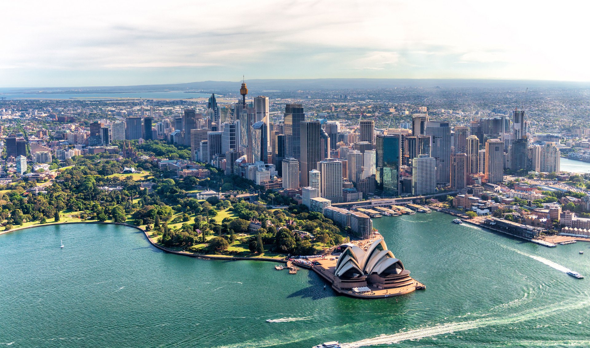 Sydney Harbour and the Opera House